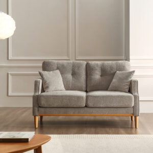 Waterproof Fabric Cream Loveseat