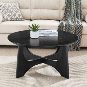 Round Wooden Coffee Table