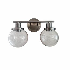2-Light Black Wall Sconce Lighting
