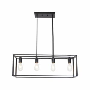 Industrial Vintage Open Frame Chandeliers Light