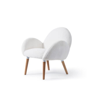 Solid Wood Fabric Chair