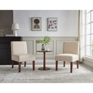 Set of 2 Fabric Accent Chair