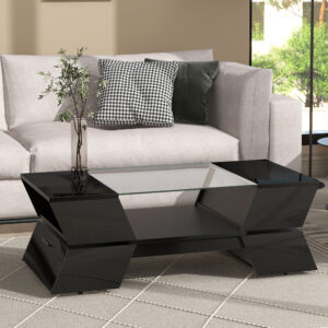 6mm Glass-Top Coffee Table
