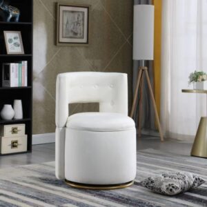 Swivel Accent Chair with Storage Function