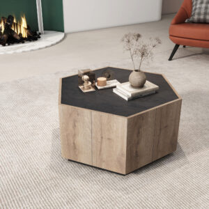 Hexagonal Rural Style Coffee Table
